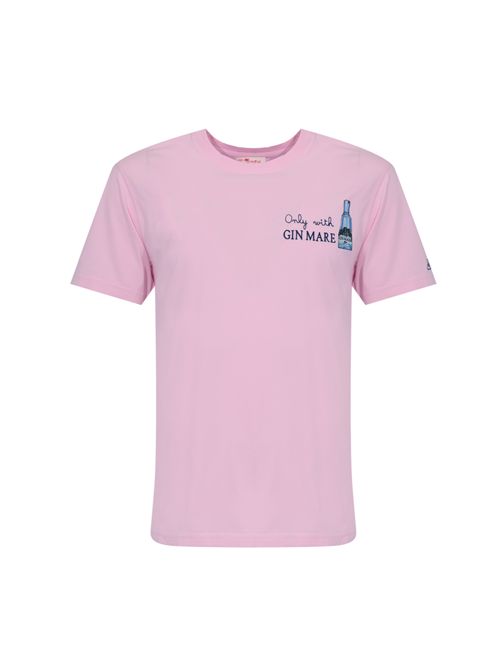 T-shirt Portofino in cotone con ricamo Gin Mare Mc2 Saint Barth | POT000104459L